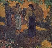 Paul Gauguin, Yellow background, three women